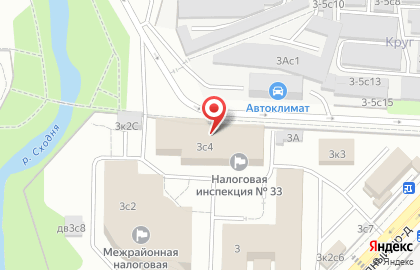 Круг в Походном проезде на карте