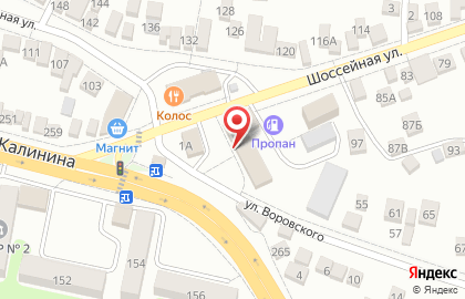 Магазин Хозтовары на улице Воровского на карте