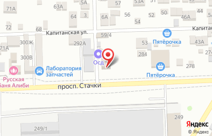 Гостиничный комплекс Максимыч на проспекте Стачки на карте