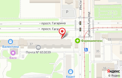 Салон цветов Орхидея на проспекте Гагарина на карте