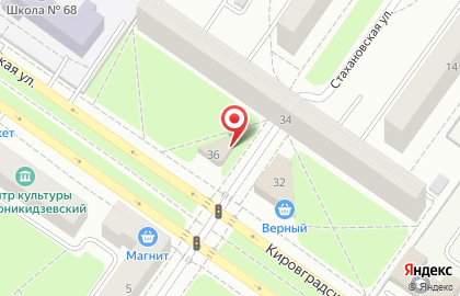Пекарня-кондитерская Мозаика в Орджоникидзевском районе на карте