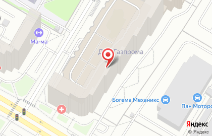 Филиал по управлению служебными зданиями, ОАО Газпром на карте
