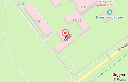 Главный военный клинический госпиталь им. академика Н.Н. Бурденко в Сокольниках на карте