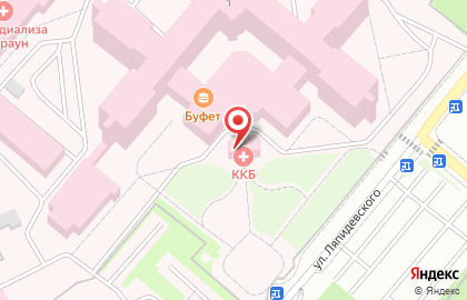 Буфет на улице Ляпидевского на карте