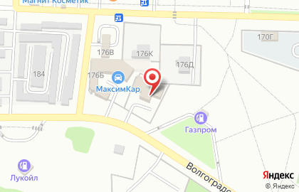Автомойка Бриз на Волгоградской улице на карте