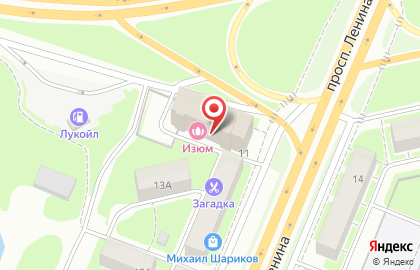 Торговая компания Альфа-Центр на проспекте Ленина на карте