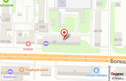 Служба заказа легкового транспорта Единое, служба заказа легкового транспорта на Большой Садовой улице на карте
