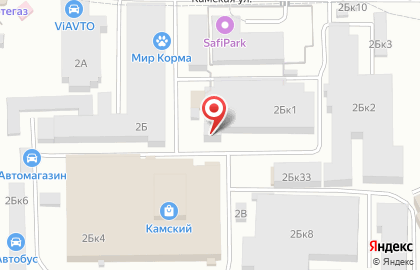 Продуктовый магазин в Калининграде на карте
