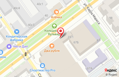 Социальная столовая на Кольцовской улице на карте