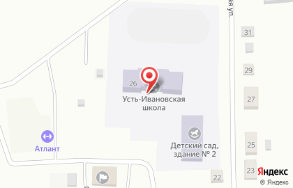 Усть-Ивановская средняя общеобразовательная школа на карте