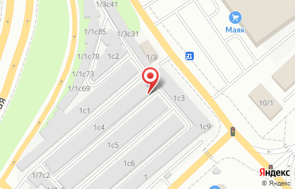 Центр кузовного ремонта 888 в Советском районе на карте