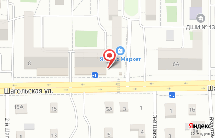 Фианит-Ломбард на улице Шагольская 1-й квартал на карте