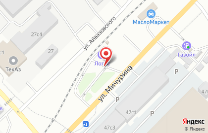 Сеть АГЗС GasPro в переулке Мичурина на карте