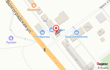 Магазин автотоваров Мотор на Волгоградской улице на карте