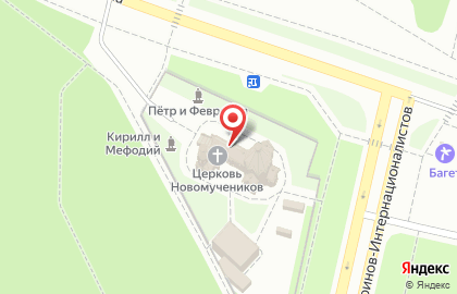 Церковь Новомучеников и Исповедников Российских на улице Ленина на карте