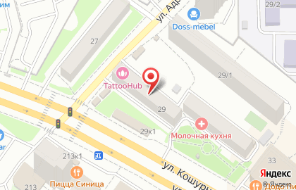 АВТОПОМОЩЬ-54rus на улице Кошурникова на карте