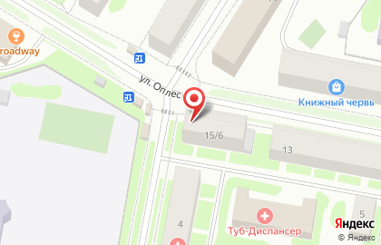 Продовольственный магазин Маячок в Сыктывкаре на карте