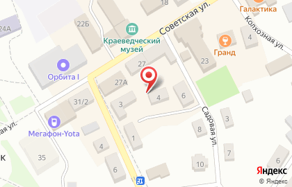 EХ на Советской улице на карте