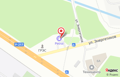 Автозаправочная станция Petrol на карте