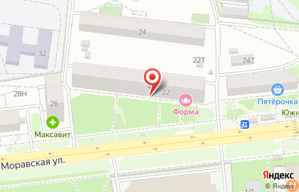 Магазин медтехники Реакон на Южно-Моравской улице на карте