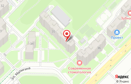 Супермаркет АВТОЗАПЧАСТИ в Новосибирске на карте