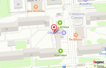 Банкомат Центрально-Черноземный банк Сбербанка России в Коминтерновском районе на карте