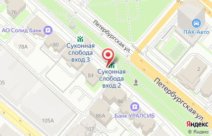 ОАО Банкомат, АКБ Абсолют Банк в Суконной Слободе на карте