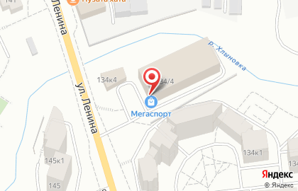 Магазин МегаСпорт на улице Ленина на карте