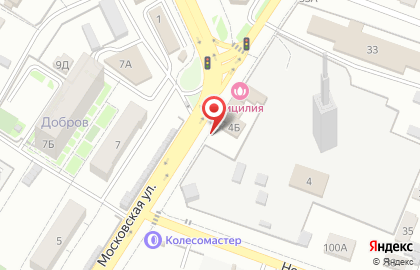 Билборды (6х3 м) от РГ Дрим на Московской улице на карте