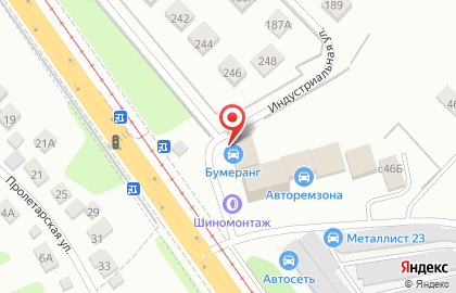 Современная автомоечная станция Бумеранг в Октябрьском районе на карте