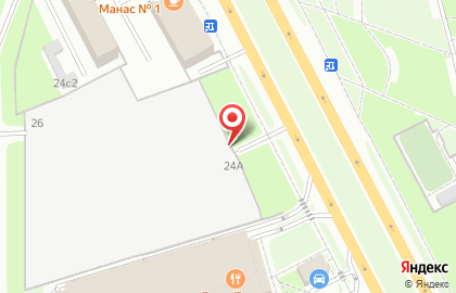 Автостоянка МГСА на Пролетарском проспекте на карте