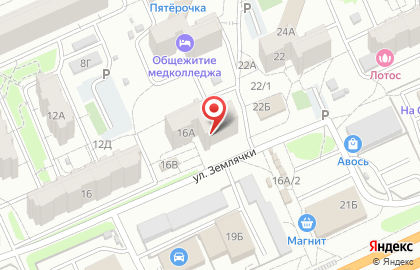 Реклама в подъездах от РА Арт-Лифт в Дзержинском районе на карте