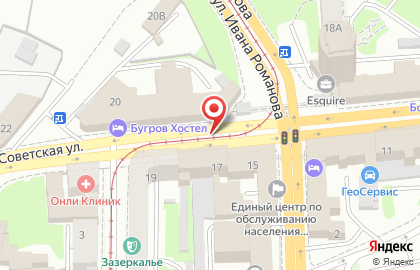 Нижегороджилагентство, МП на Советской улице на карте