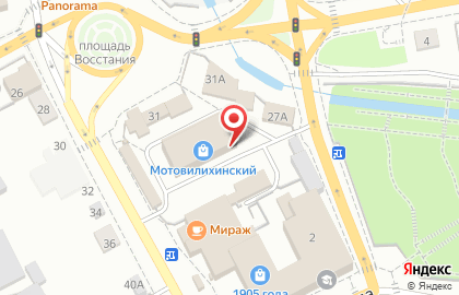 Парикмахерская в Перми на карте
