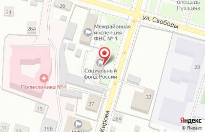 Управление пенсионного фонда Российской Федерации в Арзамасском районе Нижегородской области на карте
