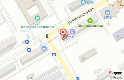 Микрокредитная компания Центрофинанс на Пирятинской улице на карте