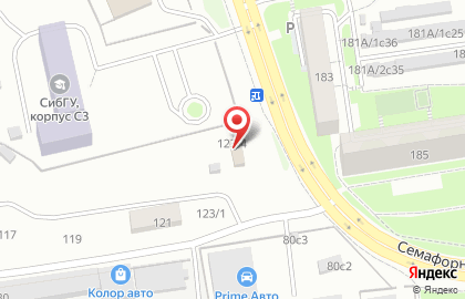Автосервис в Красноярске на карте