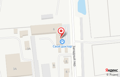 Сервисный центр Гранд в Западном переулке на карте