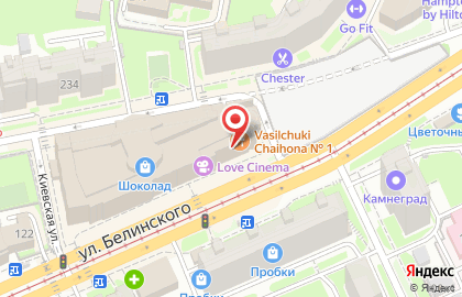 Супермаркет Eurospar в Нижегородском районе на карте