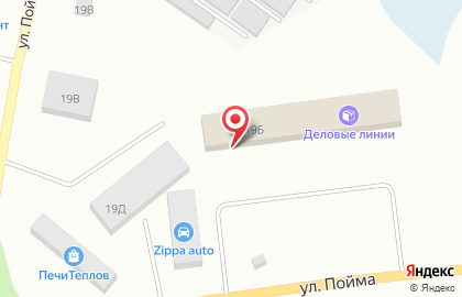 Транспортно-экспедиторская компания Деловые Линии на улице Нагатинской поймы на карте