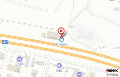 Супермаркет Трафик в Казани на карте
