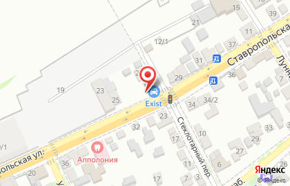 Интернет-магазин автозапчастей Exist на ​Ставропольской улице на карте