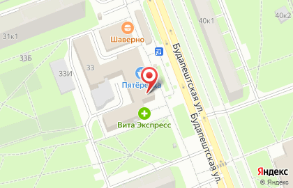 Кафе-бистро на Будапештской улице на карте