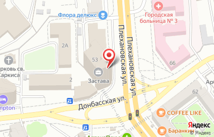 Строительная компания Олимп на Плехановской улице на карте