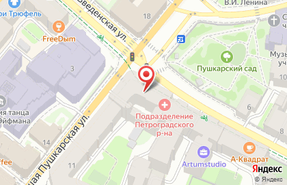 Наркологический кабинет на Введенской улице на карте
