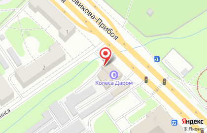 Компания Крепко-НН на улице Новикова-Прибоя на карте