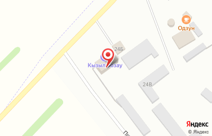Гостиница Кызыл Бозау на карте
