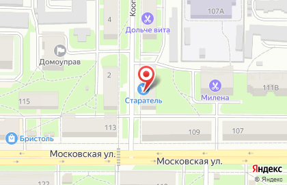 Магазин Старатель на Кооперативной улице на карте