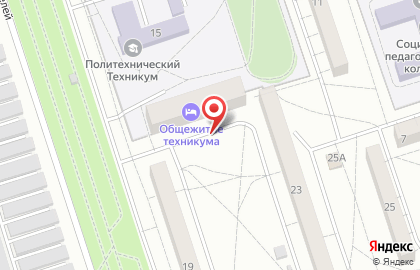 Общежитие в Волжском на карте