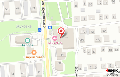 Мебельная фабрика Оникс на улице Жуковского на карте